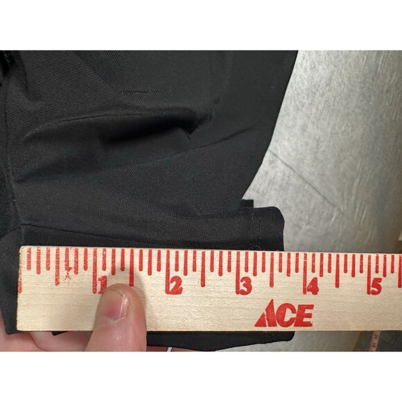 White House Black Market Faux Wrap Black Romper  Size 0 - Picture 4 of 8